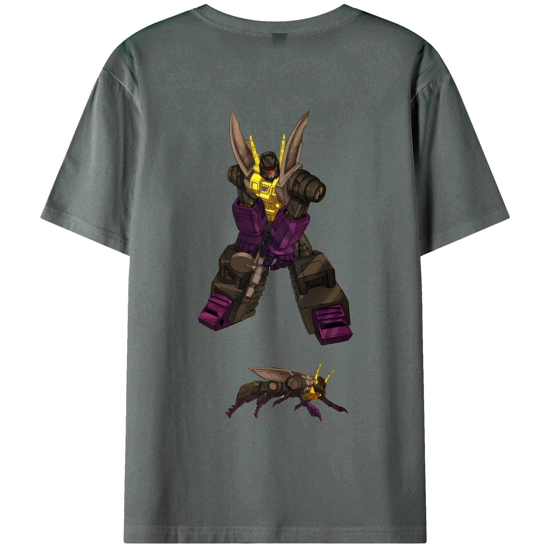 （画像用）  綿100％ メンズ半袖Tシャツ（バックプリント） 通気性